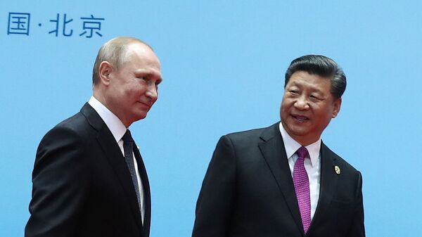 El presidente de Rusia, Vladímir Putin, y el presidente de China, Xi Jinping - Sputnik Mundo