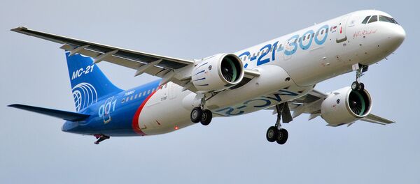 Un avión ruso MC-21-300 - Sputnik Mundo