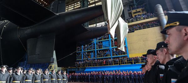 La botadura del submarino Belgorod, portador del Poseidon - Sputnik Mundo
