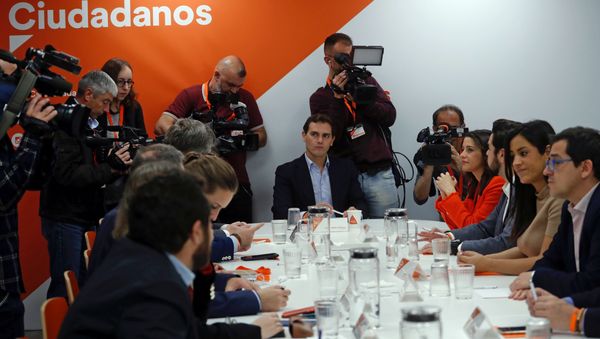 Albert Rivera, líder del partido Ciudadanos Albert Rivera, líder del partido Ciudadanos - Sputnik Mundo