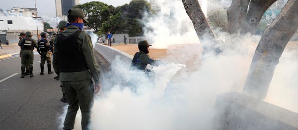 Situación en Caracas, Venezuela Situación en Caracas, Venezuela - Sputnik Mundo