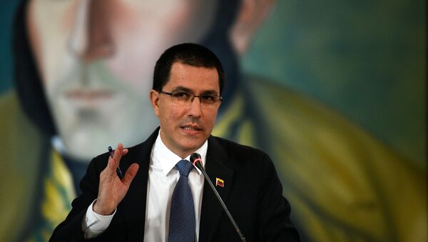 Jorge Arreaza, canciller de Venezuela - Sputnik Mundo