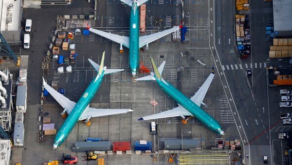 Aviones en la fábrica de Boeing de Renton, EEUU - Sputnik Mundo