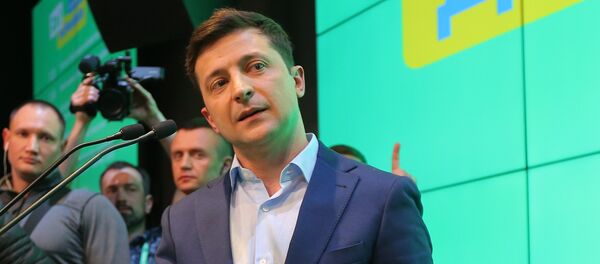 Volodímir Zelenski, presidente de Ucrania - Sputnik Mundo