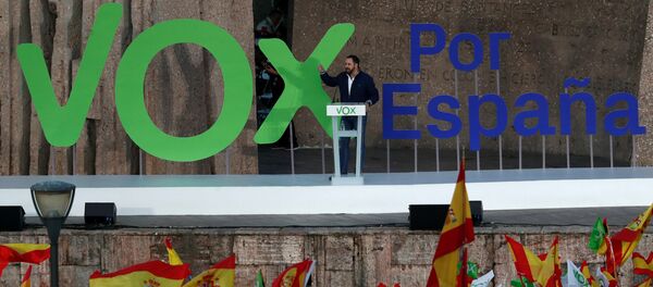 Santiago Abascal, lider del partido Vox Santiago Abascal, lider del partido Vox - Sputnik Mundo