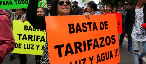 Una marcha en Argentina - Sputnik Mundo