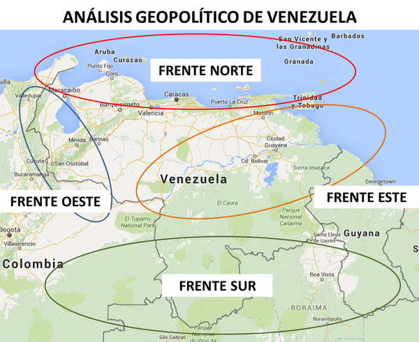 Mapa de areas amenazadas en Venezuela - Sputnik Mundo