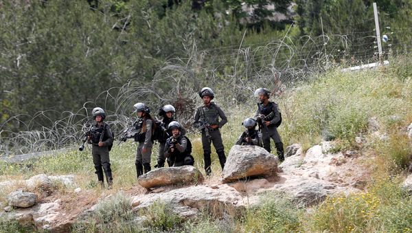 Militares del Ejército israelí en Cisjordania Militares del Ejército israelí en Cisjordania - Sputnik Mundo