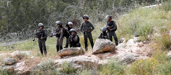 Militares del Ejército israelí en Cisjordania Militares del Ejército israelí en Cisjordania - Sputnik Mundo