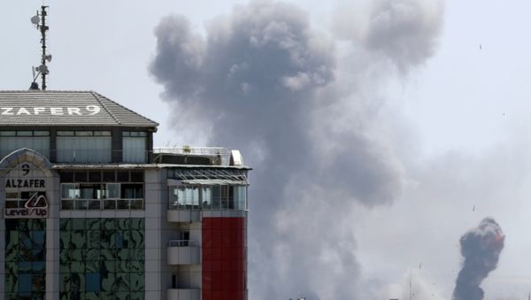 Ataque israelí en Gaza Ataque israelí en Gaza - Sputnik Mundo