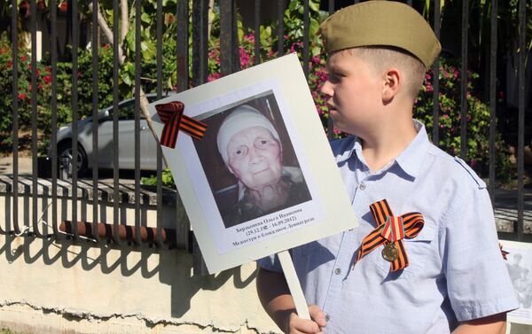 La Habana recuerda al Regimiento Inmortal en el 74 aniversario de la victoria antifascista - Sputnik Mundo