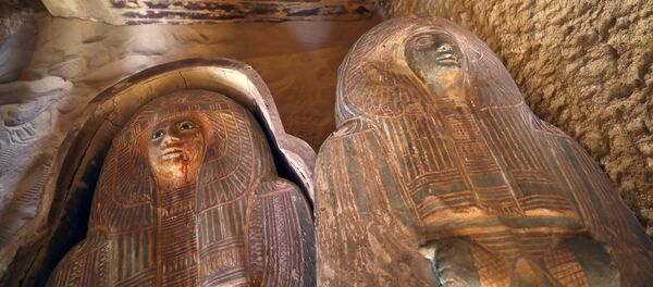 Antigua tumba descubierta cerca de las pirámides de Giza en Egipto - Sputnik Mundo