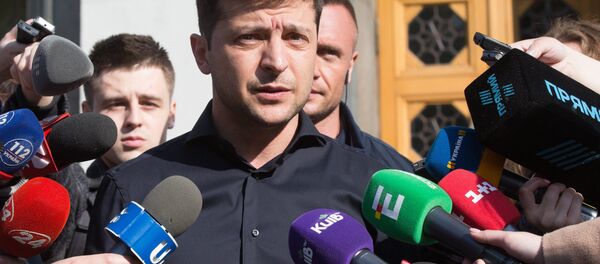 Volodímir Zelenski, presidente de Ucrania - Sputnik Mundo