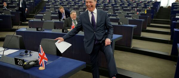 Nigel Farage, exlíder del Partido por la Independencia del Reino Unido (UKIP) - Sputnik Mundo