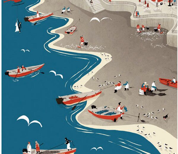Ilustraciones de 'La Plage' - Sputnik Mundo