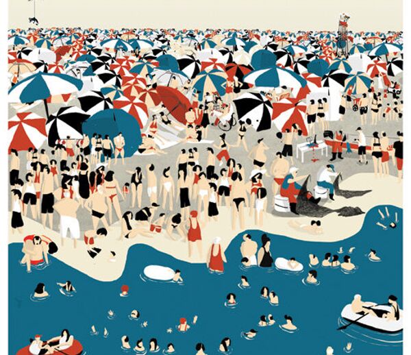 Ilustraciones de 'La Plage' - Sputnik Mundo