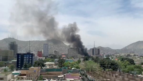 La explosión en Kabul, Afganistán La explosión en Kabul, Afganistán - Sputnik Mundo