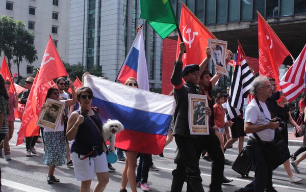 Desfile del Regimiento Inmortal en Sao Paolo, Brasil - Sputnik Mundo