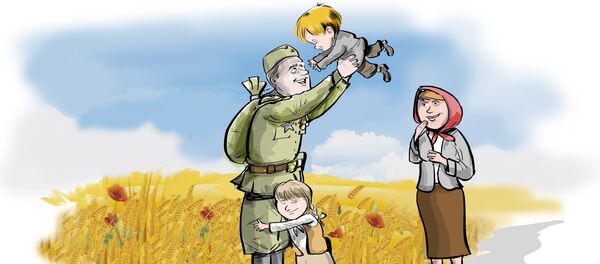 Sputnik da las gracias a los veteranos de la Gran Guerra Patria (imágenes) - Sputnik Mundo