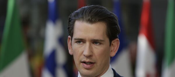 Sebastian Kurz, canciller de Austria Sebastian Kurz, canciller de Austria - Sputnik Mundo