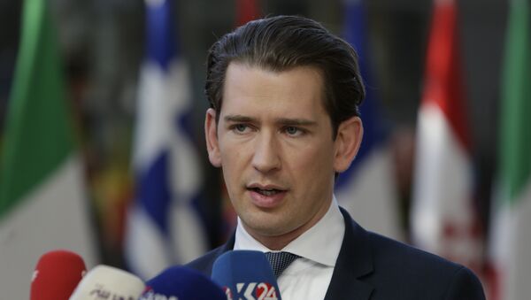 Sebastian Kurz, canciller de Austria Sebastian Kurz, canciller de Austria - Sputnik Mundo
