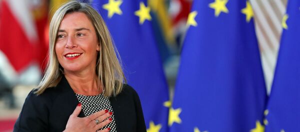 Federica Mogherini, la jefa de la diplomacia europea (archivo) - Sputnik Mundo