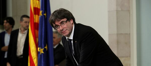Carles Puigdemont, expresidente de Cataluña - Sputnik Mundo