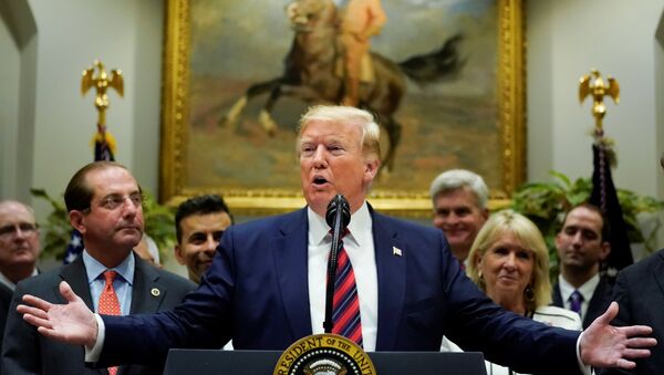 Donald Trump, presidente de EEUU - Sputnik Mundo