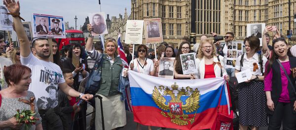 El Regimiento Inmortal en Londres, Reino Unido - Sputnik Mundo