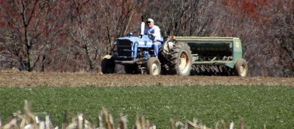Un granjero estadounidense - Sputnik Mundo