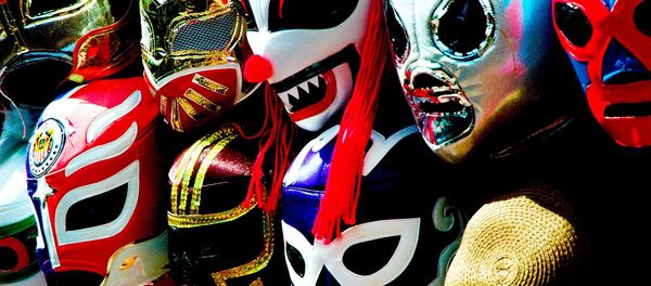 Máscaras de lucha libre mexicana (archivo) - Sputnik Mundo