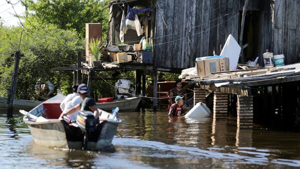 Inundación en Paraguay - Sputnik Mundo