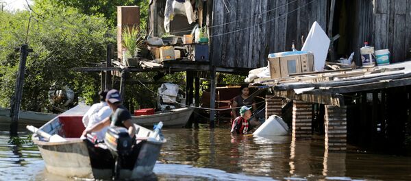 Inundación en Paraguay - Sputnik Mundo