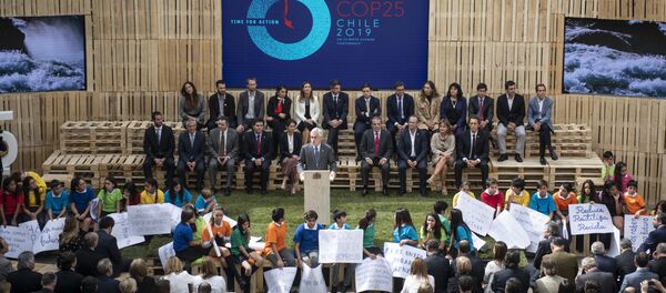 Presidente de Chile, Sebastian Piñera, durante el lanzamiento oficial de la COP 25 - Sputnik Mundo