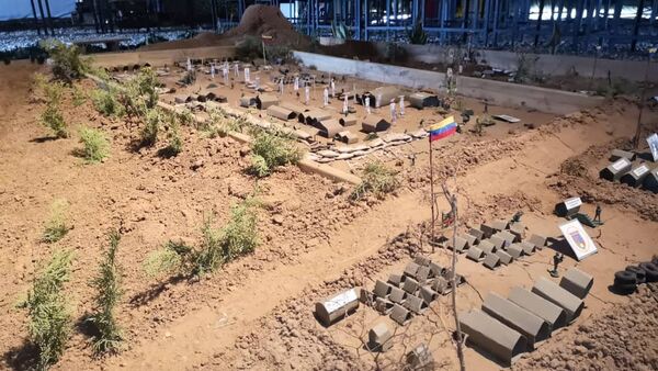 Maqueta de los terrenos del Pao, Academia Técnico Militar Bolivariana de Venezuela - Sputnik Mundo