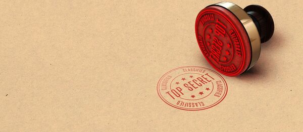 Sello de 'top secret' (clasificado) - Sputnik Mundo