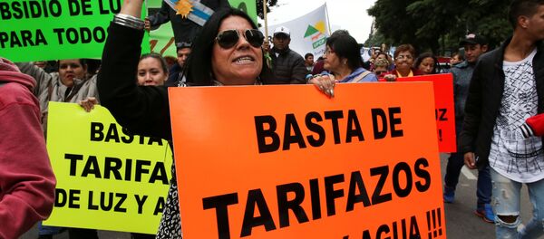 Protestas en Buenos Aires - Sputnik Mundo