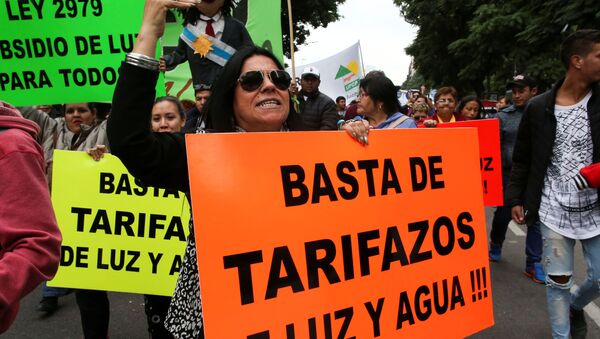 Protestas en Buenos Aires - Sputnik Mundo