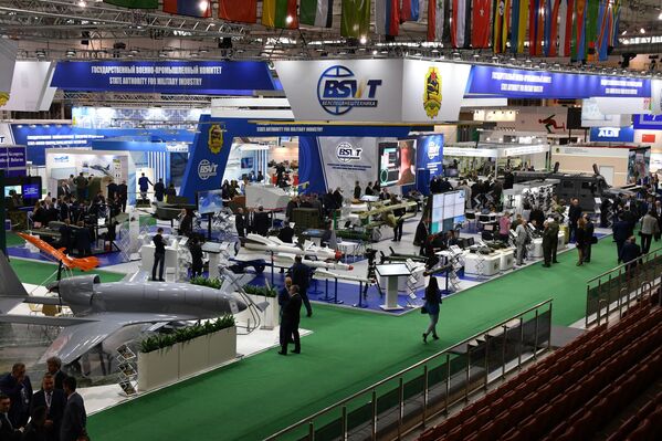 La feria MILEX 2019 muestra en Bielorrusia lo último de lo último en sistemas defensivos - Sputnik Mundo