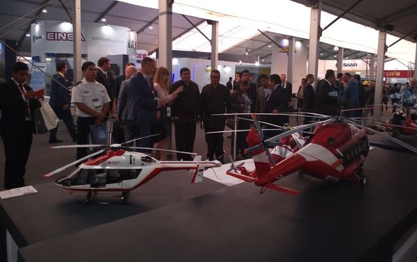 El grupo empresarial Helicópteros de Rusia en el Sitdef 2019 en Lima El grupo empresarial Helicópteros de Rusia en el Sitdef 2019 en Lima - Sputnik Mundo