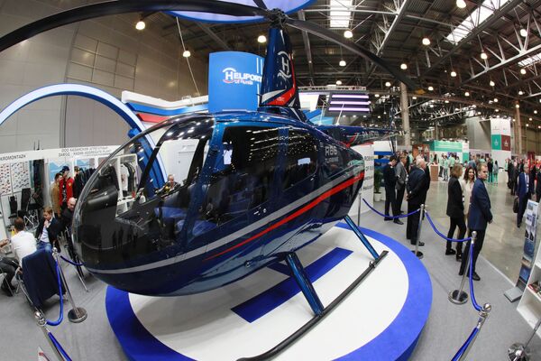 Empresas de todo el mundo lucen sus helicópteros en HeliRussia 2019 - Sputnik Mundo