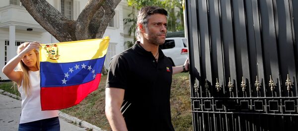 Leopoldo López, líder opositor venezolano en la Embajada de España - Sputnik Mundo