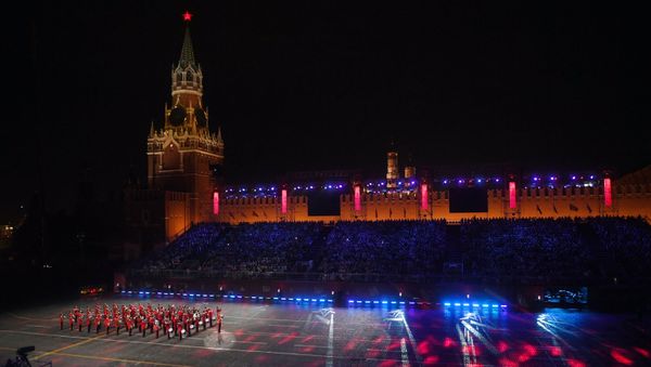 Festival de bandas militares Torre Spasskaya (archivo) Festival de bandas militares Torre Spasskaya (archivo) - Sputnik Mundo