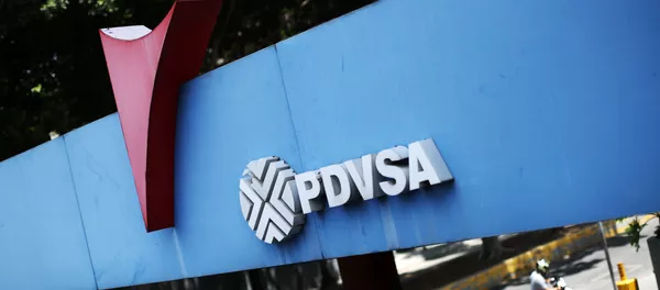 El logo de la empresa venezolana PDVSA El logo de la empresa venezolana PDVSA - Sputnik Mundo