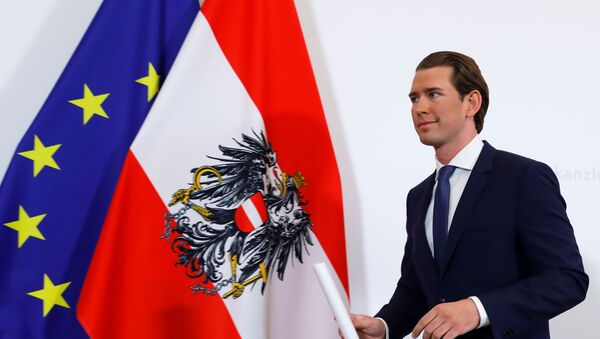 El canciller de Austria, Sebastian Kurz - Sputnik Mundo