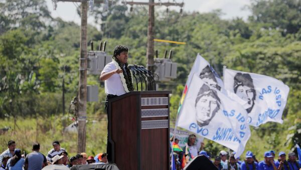 Evo Morales, presidente de Bolivia - Sputnik Mundo