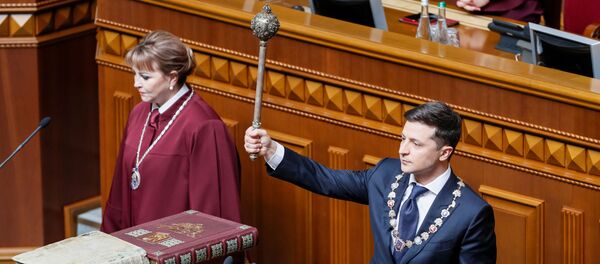 La investidura de Volodímir Zelenski, presidente electo de Ucrania - Sputnik Mundo