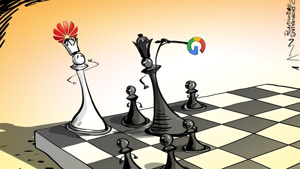 Google asesta un golpe en el corazón de Huawei - Sputnik Mundo