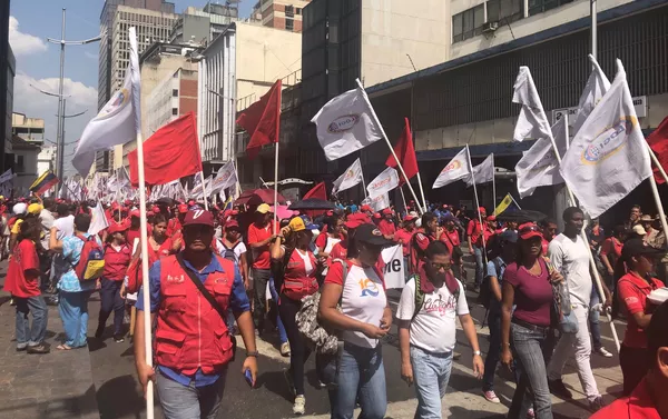 Movilización chavista en Caracas Movilización chavista en Caracas - Sputnik Mundo
