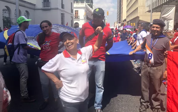 Movilización chavista en Caracas Movilización chavista en Caracas - Sputnik Mundo